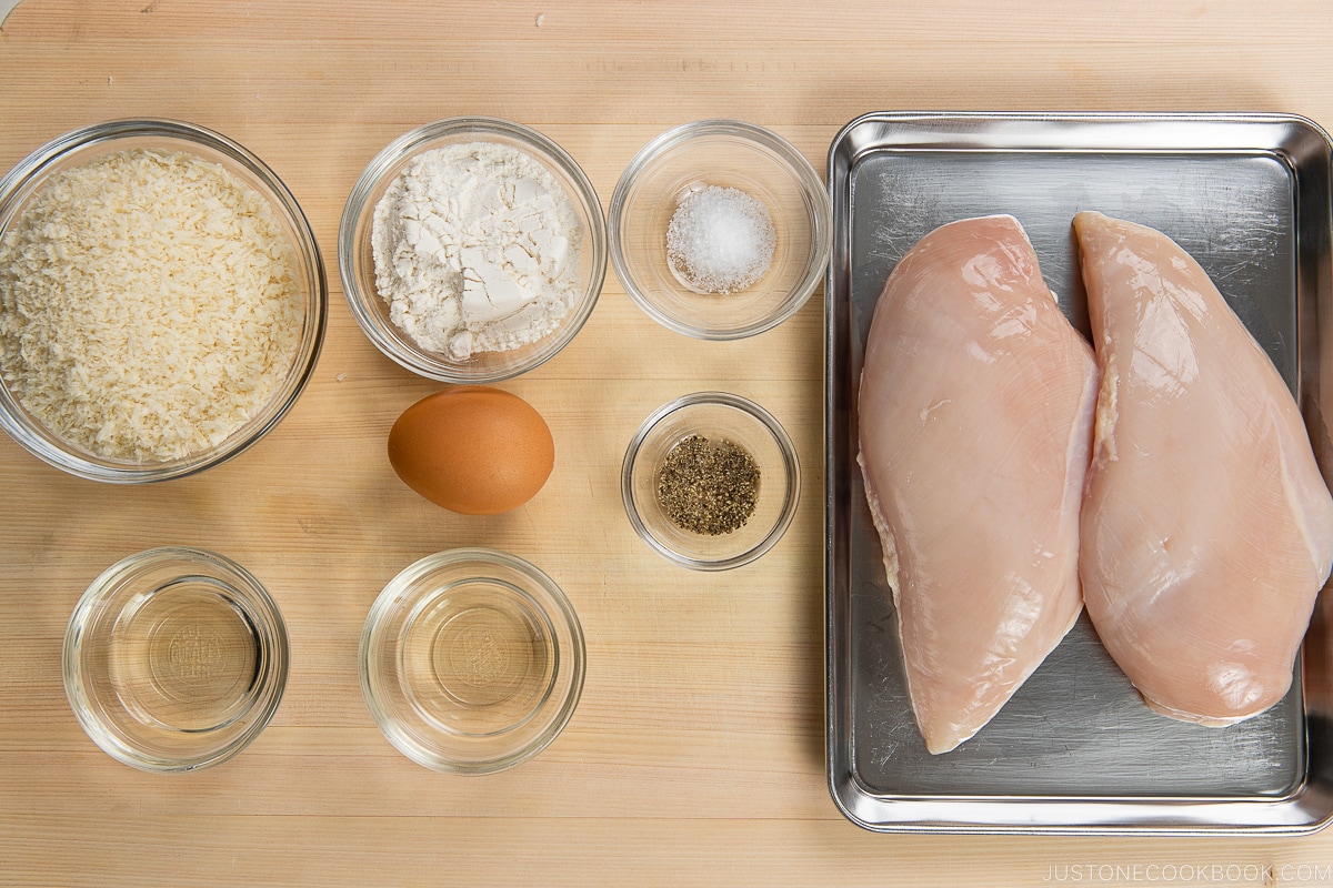 Baked Chicken Katsu Ingredients