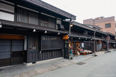 Takayama Sanmachi/Kamisannomachi traditional old street in Takayama