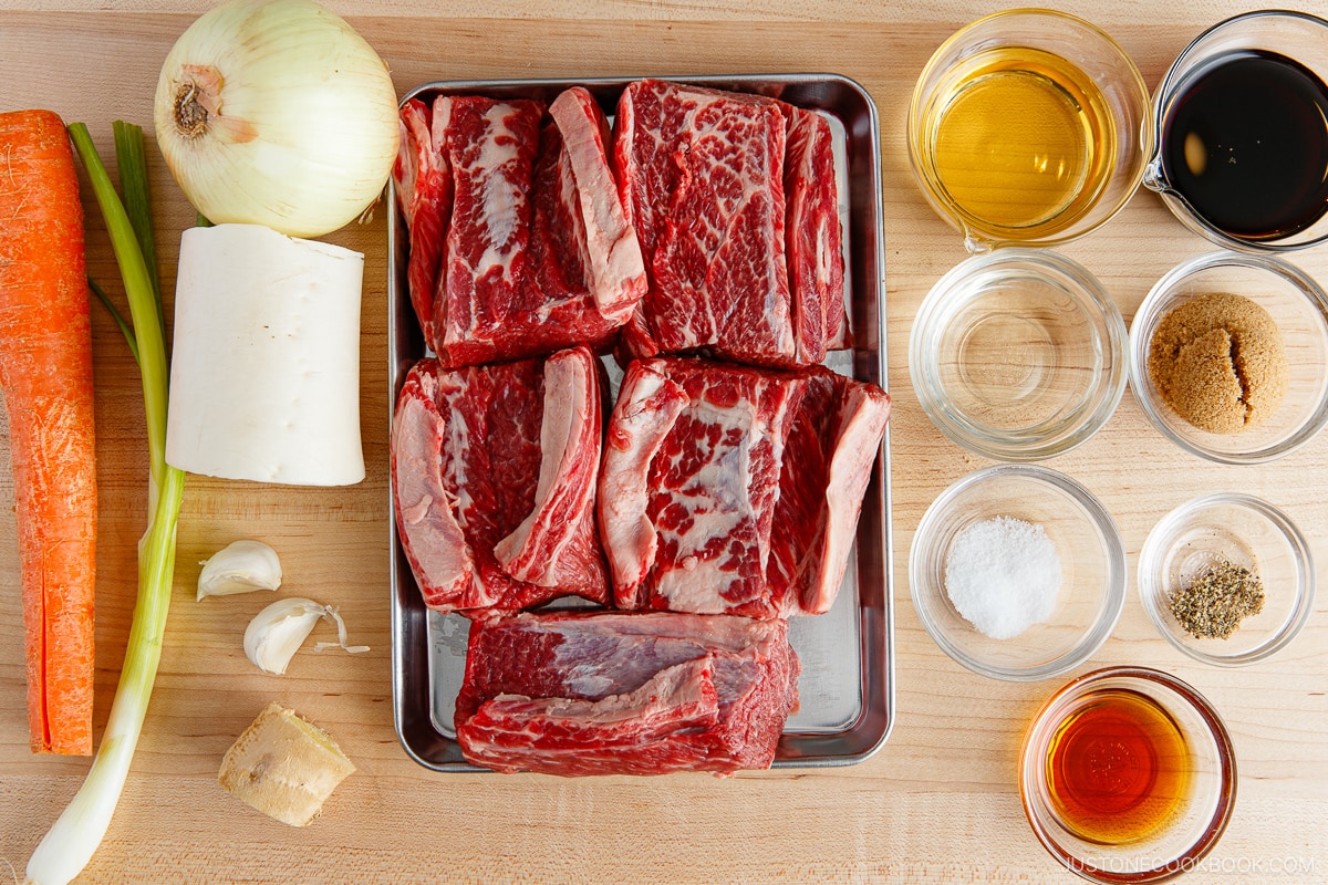 Instant Pot Short Ribs Ingredients