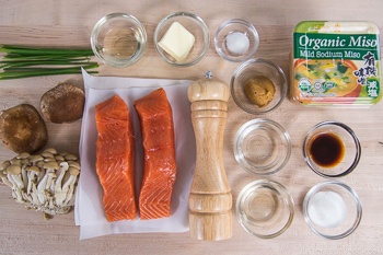 Miso Butter Salmon Ingredients