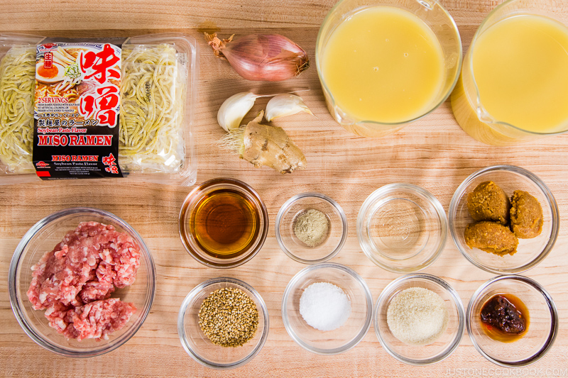 Miso Ramen Ingredients 1