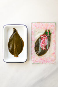 Salt Pickled Cherry Blossom Leaves