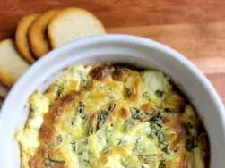 Baked Spinach-Artichoke Dip without Mayo