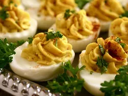 Bacon Balsamic Deviled Eggs