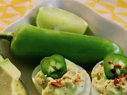 Avocado Deviled Eggs