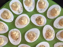 Spicy Italian Deviled Eggs