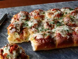 Meatball-Stuffed Garlic Bread Sliders
