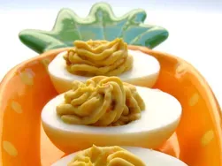 Bacon Cheddar Deviled Eggs