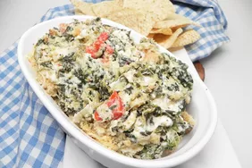 Skinny Spinach and Artichoke Dip