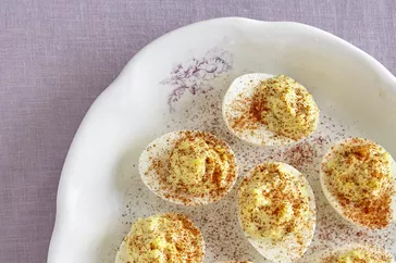 Cream Cheese Deviled Eggs