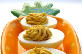 Bacon Cheddar Deviled Eggs